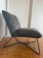 Velvet groene fauteuil, Huis en Inrichting, Fauteuils, Ophalen, Zo goed als nieuw
