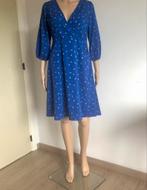 Blauwe retro jurk met hartjesprint (maat S/M), Kleding | Dames, Jurken, Gedragen, Blauw, 3suisses, Ophalen of Verzenden