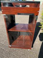 Stereokast philips, Huis en Inrichting, Woonaccessoires | Cd- en Dvd-rekken, Ophalen, Gebruikt, Glas