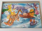 Winnie the Pooh houten puzzel, Gebruikt, 10 tot 50 stukjes, Ophalen of Verzenden, Van hout