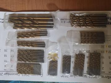 Kit de 99 forets de 1,5 mm à 10 mm en titane HSS, Enlèvement ou Envoi, Neuf