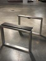 Rvs tafel poten, Maison & Meubles, Pièces pour table, Enlèvement, Comme neuf, Dessus de la table