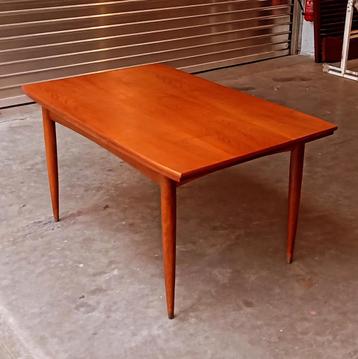 Table à repas vintage extensible Scandinave en Teck 1960's 