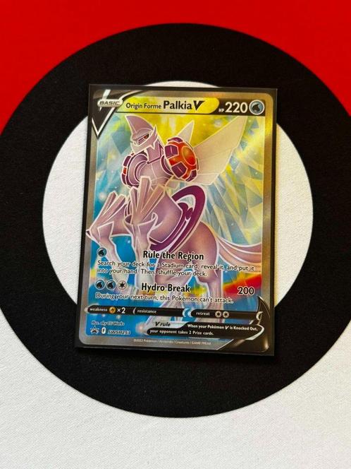 Pokémon - Origin Forme Palkia V - SWSH253 Promo - NM, Hobby en Vrije tijd, Verzamelkaartspellen | Pokémon, Zo goed als nieuw, Losse kaart