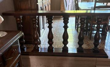 Balustrade en chêne, Enlèvement