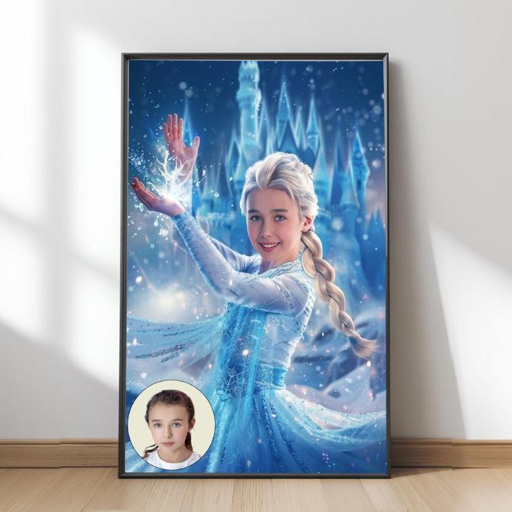Poster/Affiche personnalisé Reine des Neiges – 20 designs, Huis en Inrichting, Woonaccessoires | Overige, Verzenden