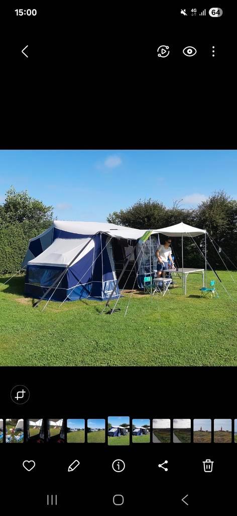 Camplet concorde bj 2010 , met gastencabine, Caravans en Kamperen, Tenten, Zo goed als nieuw, Ophalen