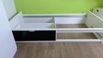 1-persoonsbed Ikea 90x200cm met 2 lades, Huis en Inrichting, Slaapkamer | Bedden, Ophalen, Eenpersoons, Wit, 200 cm