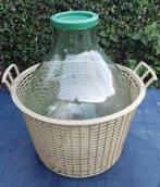 Mandflessen 30 liter + gereedschap zelf wijn maken, Ophalen of Verzenden, Gebruikt