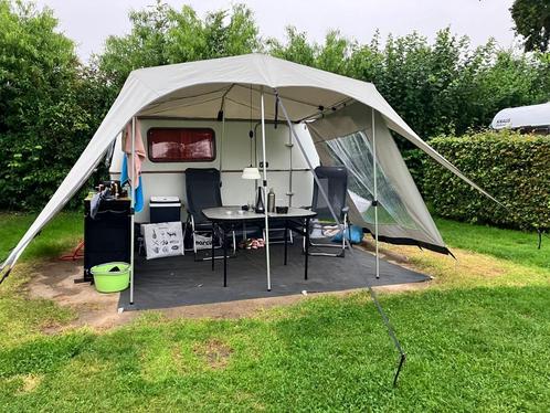 oldtimer caravan, Caravans en Kamperen, Caravans, Particulier, tot en met 3, 500 - 750 kg, Kleine zit, Eriba, Vast bed, tot 4 meter