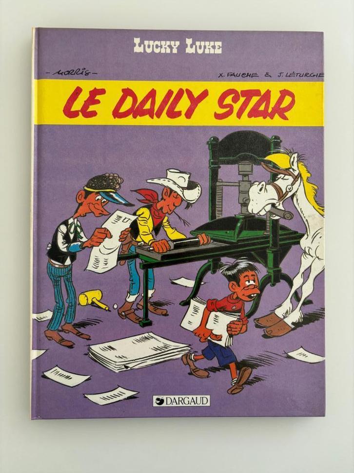 Morris Lucky Luke 53 Le Daily Star EO 1984, Boeken, Stripverhalen, Gelezen, Eén stripboek, Ophalen of Verzenden