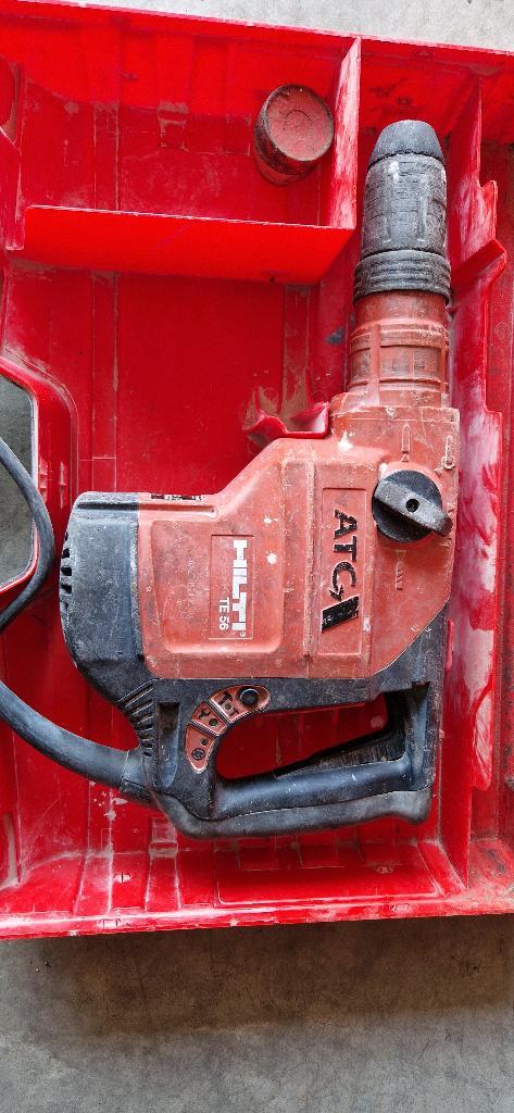 Marteau perforateur et marteau Hilti te 56, Bricolage & Construction, Outillage | Foreuses, Comme neuf, Marteau perforateur et/ou Marteau piqueur