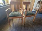 oude eetkamerstoelen - gratis, Huis en Inrichting, Ophalen, Hout, Gebruikt, Twee