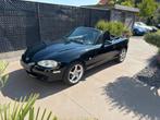 MX5 1.8VVT met LSD 125.000km, Auto's, Mazda, Achterwielaandrijving, Zwart, 4 cilinders, Cabriolet