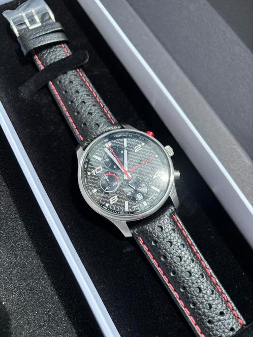 Officieel Audi Sporthorloge - Speciale editie - Nieuw, Handtassen en Accessoires, Horloges | Heren, Zo goed als nieuw, Staal, Leer