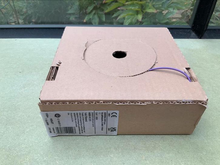 Cable HO5V-K ST 1x0,75mm2 violet 80 m +3x100m (rg/bl/gris), Doe-het-zelf en Bouw, Elektriciteit en Kabels, Nieuw, Ophalen