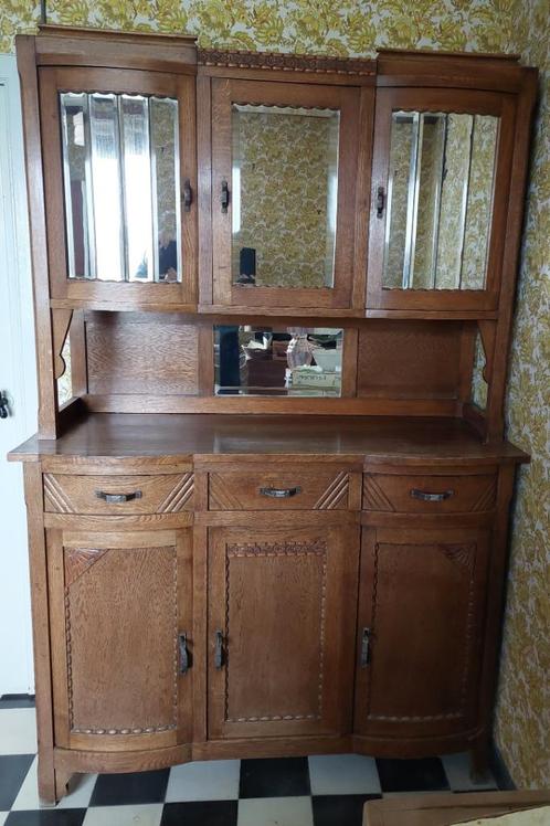 Antieke buffetkast, Huis en Inrichting, Kasten | Buffetkasten, Gebruikt, 200 cm of meer, 100 tot 150 cm, 25 tot 50 cm, Ophalen