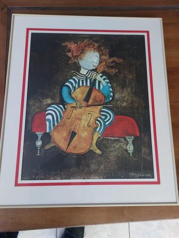 Fille Au Violoncelle par Graciela Rodo Boulanger beschikbaar voor biedingen