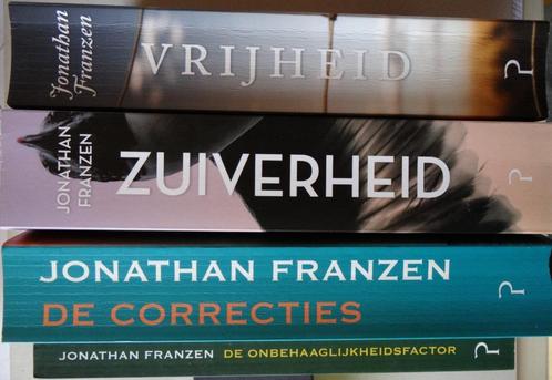 Vier nederlandstalige boeken van Jonathan Franzen, Livres, Romans, Comme neuf, Amérique, Enlèvement ou Envoi