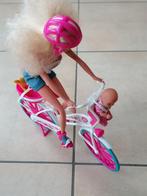 Barbie op fiets, Kinderen en Baby's, Ophalen, Zo goed als nieuw, Barbie