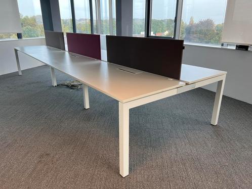 Pami 6 persoons workbench met tussenpanelen, Huis en Inrichting, Bureaus, Zo goed als nieuw, Ophalen of Verzenden