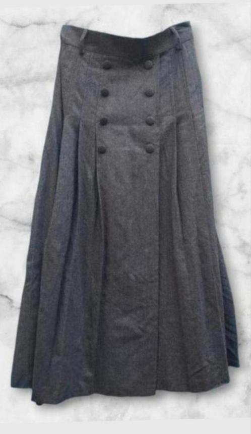 ✨️BUNDELKORTING‼️ LADY H Lange Rok Maat 38 Topstaat✨️, Kleding | Dames, Rokken, Zo goed als nieuw, Maat 38/40 (M), Grijs, Onder de knie
