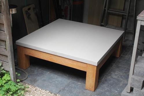 Salontafel, Huis en Inrichting, Tafels | Salontafels, Zo goed als nieuw, Minder dan 50 cm, 50 tot 100 cm, 50 tot 100 cm, Vierkant