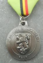 BELGIQUE / ANGLETERRE - MEDAILLE 4 BRIGADE INFANTERIE "YSER", Verzenden, Landmacht, Lintje, Medaille of Wings