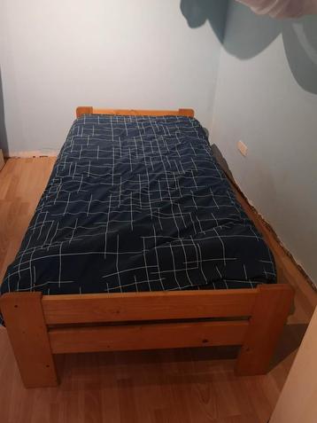 houten eenpersoonsbed FSC (gekocht bij Biohome Leuven) beschikbaar voor biedingen