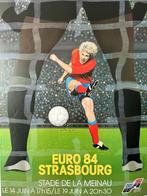 Orig. Vintage poster EURO 84 - France Strassbourg, 85 x 60, Ophalen of Verzenden