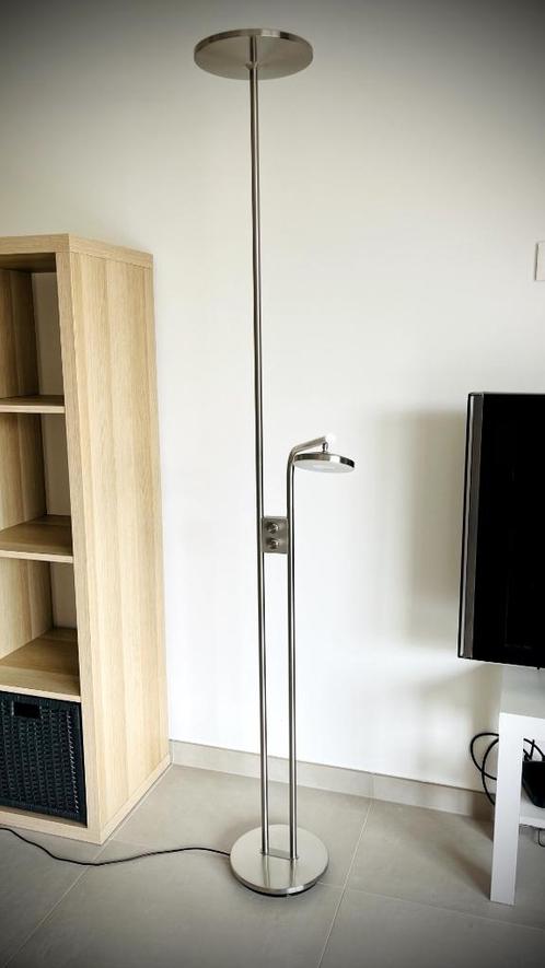 IKEA ISJAKT LED vloer/leeslamp, Huis en Inrichting, Lampen | Vloerlampen, Zo goed als nieuw, 150 tot 200 cm, Metaal, Ophalen