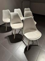 Eetkamer stoelen, set van 6, Wit, Zo goed als nieuw, Modern, Vijf, Zes of meer stoelen