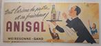 Affiche limonade ANISAL Brasserie Meiresonne Gand, Enlèvement ou Envoi, Utilisé, Panneau publicitaire