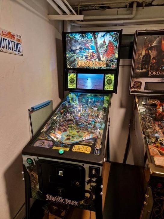Flipper Jurassic Park pro, Verzamelen, Automaten | Flipperkasten, Zo goed als nieuw, Stern, Ophalen