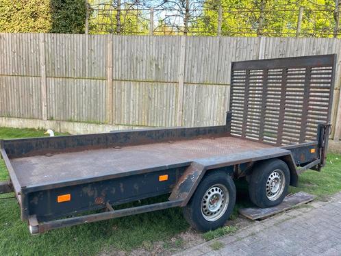 Machinetransporter autotrailer, Auto diversen, Aanhangers en Bagagewagens, Gebruikt, Ophalen