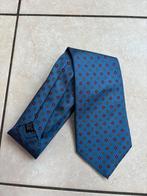E.Marinella zijden stropdas, Blauw, Ophalen of Verzenden, Zo goed als nieuw, Met patroon