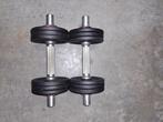 2 halters met gewichten...Dumbells, Sport en Fitness, Ophalen
