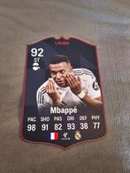 Voetbalkaartje (35cmx23cm) - Kylian Mbappé / Real Madrid, Enlèvement, Comme neuf, Image