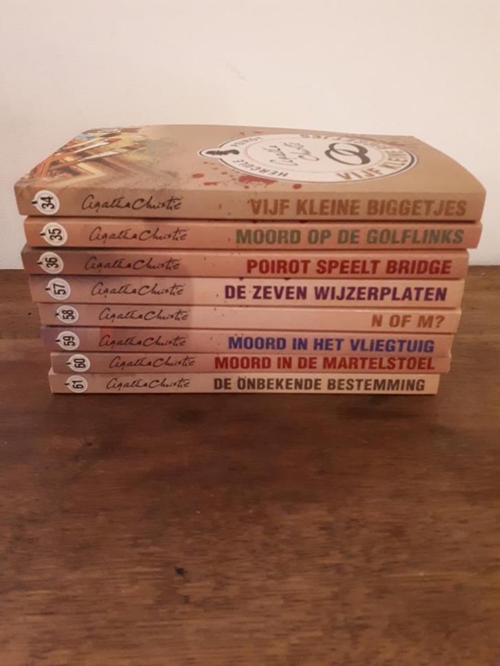 8 Agatha Christie / Hercule Poirot boeken, Boeken, Avontuur en Actie, Gelezen, Ophalen of Verzenden