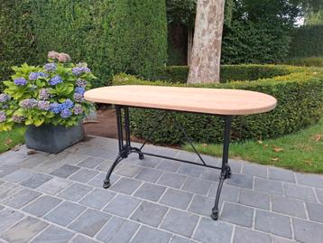 Table d'appoint et de salle à manger en chêne massif avec st, Enlèvement ou Envoi, Comme neuf