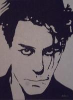 olieschilderij portret Rammstein (60x80), Antiek en Kunst, Kunst | Schilderijen | Modern, Ophalen of Verzenden