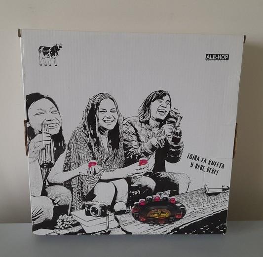 Spel Drinking Roulette, Hobby en Vrije tijd, Gezelschapsspellen | Bordspellen, Zo goed als nieuw, Een of twee spelers, Ophalen of Verzenden