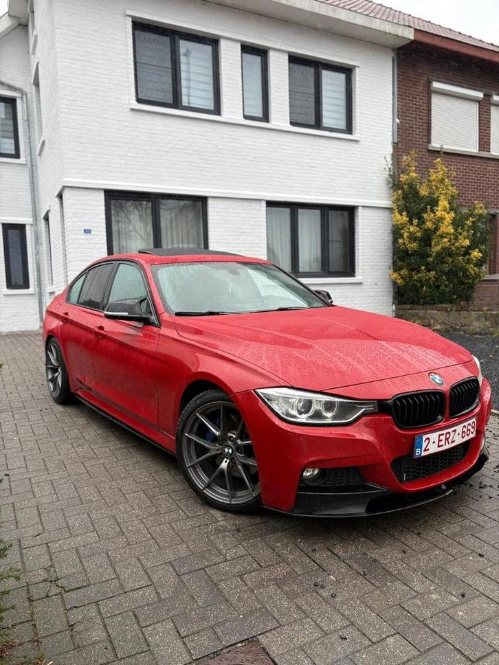 BMW F30 320D 340i KIT FULL M-PACK, Auto's, BMW, Particulier, 3 Reeks, Diesel, Euro 5, 5 deurs, Automaat, Rood, Zwart, Leder, Achterwielaandrijving