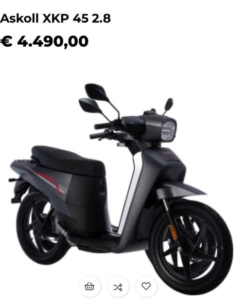 Elec scooter Askoll 45 per uur, Fietsen en Brommers, Fietsen | Vouwfietsen, Zo goed als nieuw, Ophalen