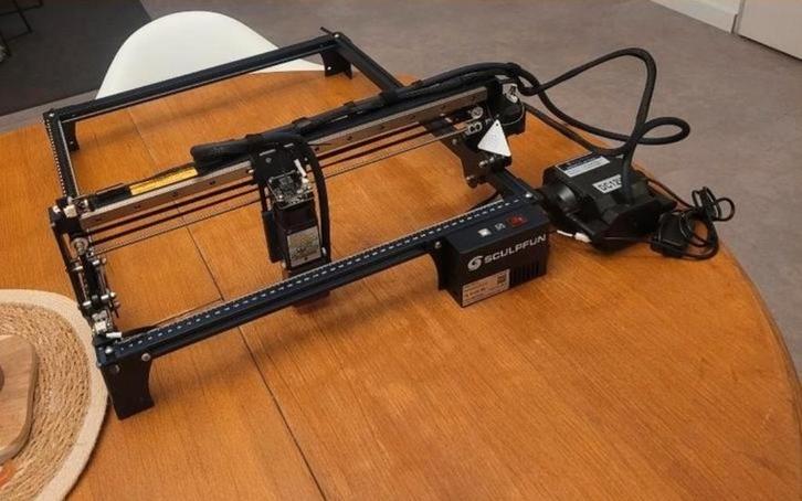 Graveermachine Sculpfun S30 Pro 10 watt met Air Assist, Hobby en Vrije tijd, Overige Hobby en Vrije tijd, Ophalen of Verzenden