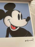 Andy warhol litho mickey mouse 50x70 plus certificaat, Ophalen of Verzenden