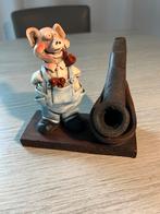 Antieke standaard voor pijp hout varken, Ophalen