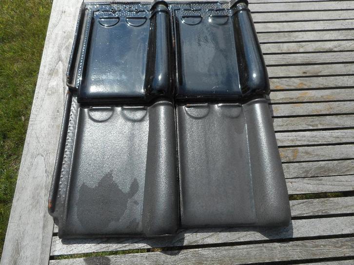 Poêles à tempête glacées noires, Bricolage & Construction, Tuiles & Revêtements de toit, Comme neuf, Tuiles, Pierre ou Argile