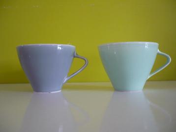 2 vintage fifties tassen Boch Seduction beschikbaar voor biedingen
