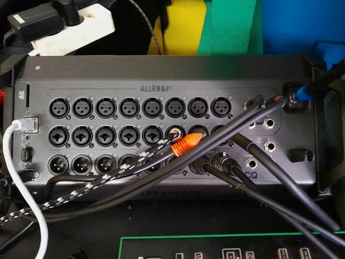 Allen & Heath cq20b + bag + rack ears, Muziek en Instrumenten, Mengpanelen, Zo goed als nieuw, Ophalen